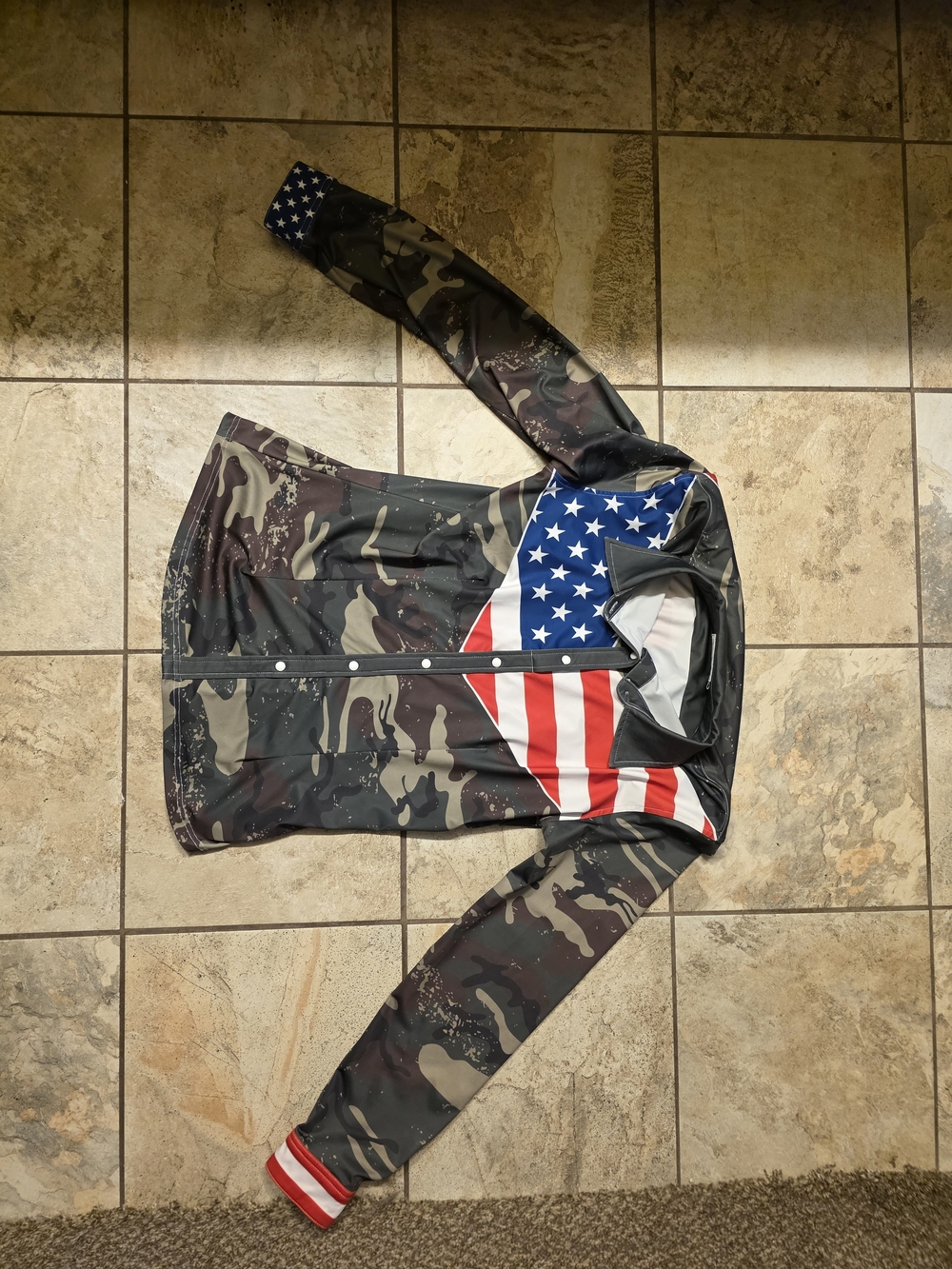 Ranch Dressn Patriotic Button Up